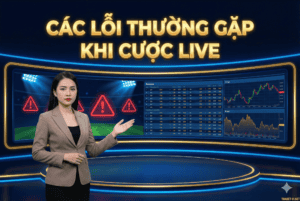 CÁC LỖI THƯỜNG GẶP KHI CƯỢC LIVE