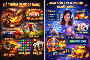 hệ thống game đa dạng